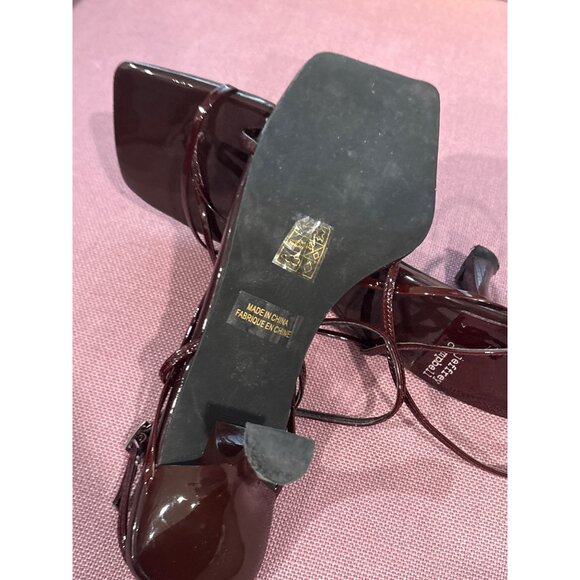 Jeffrey Campbell Fluxx Sandals in Brown Patent 10 With Box Womens Heels - Picture 10 of 14